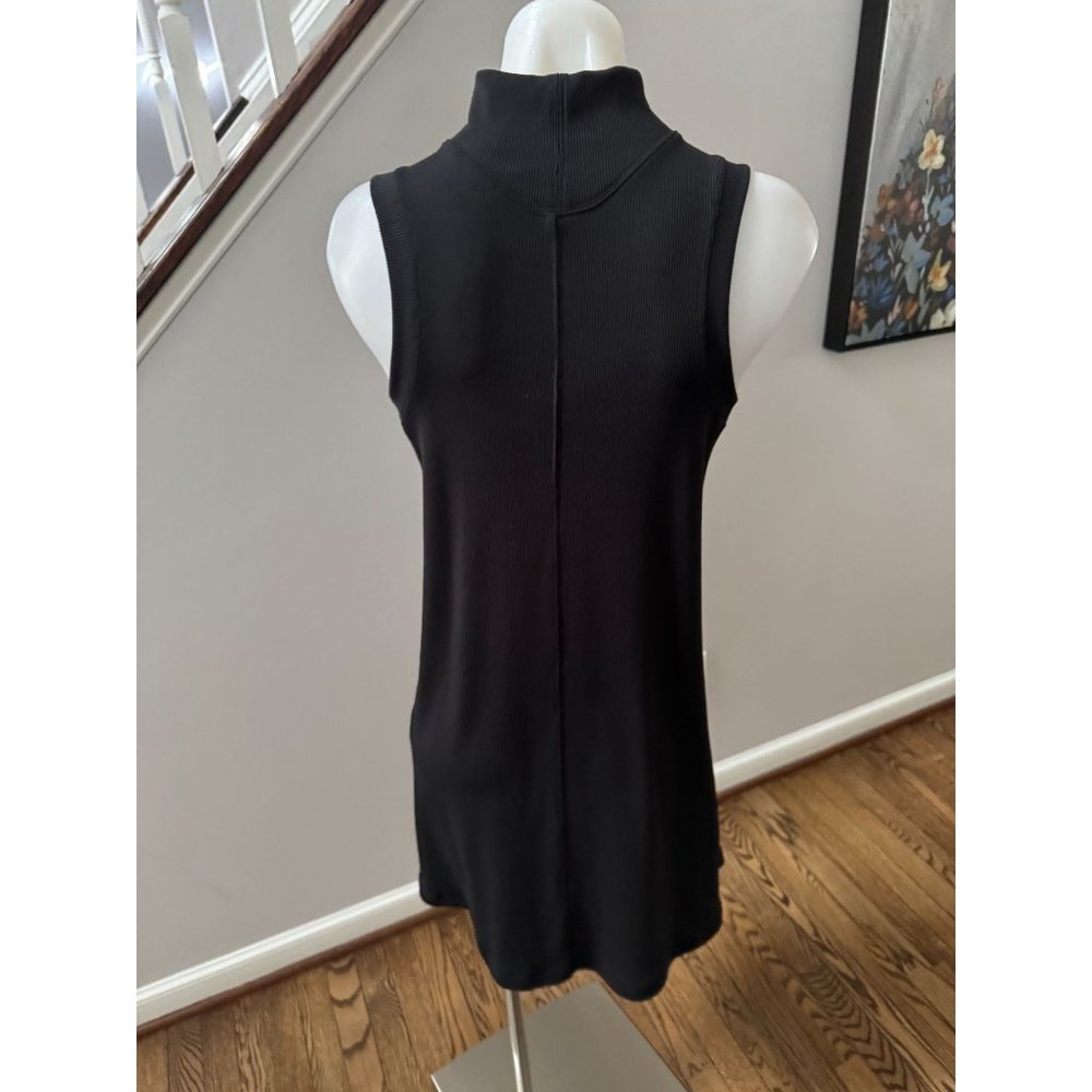 Lululemon Gone for the Week Ribbed Turtleneck Dress Black Size Small - Picture 5 of 5